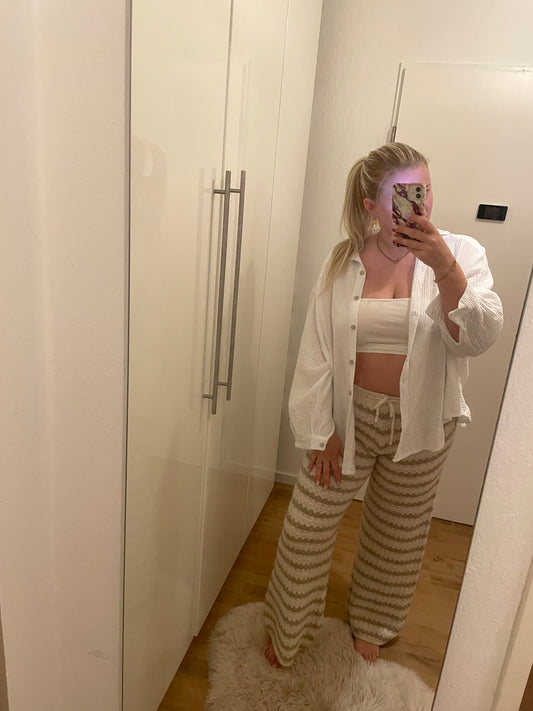 Super Stylische Häkel Hose