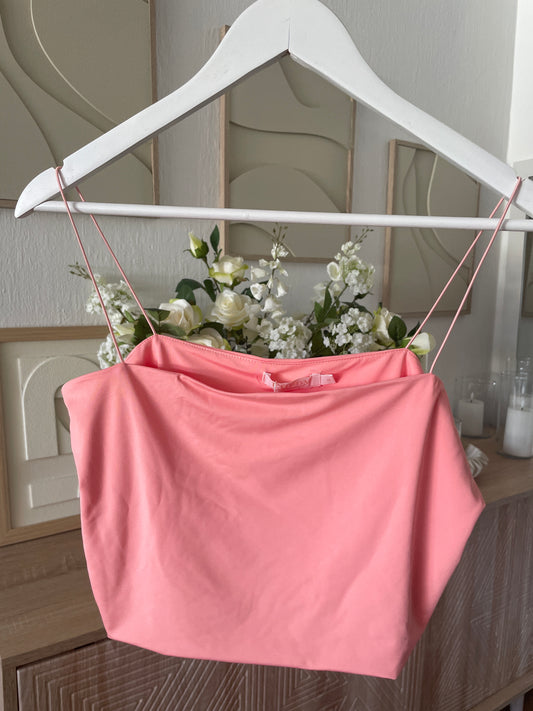 Bandeau Top mit Träger